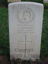 Dar Es Salaam War Cemetery - Gordon, J